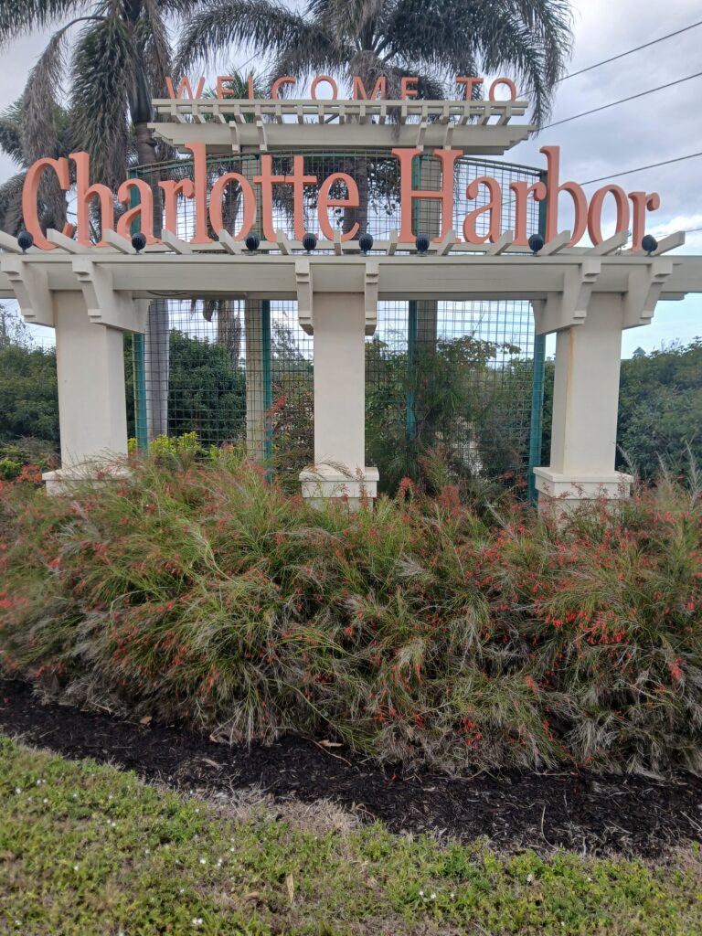 Charlotte Harbor Monument Development Sign